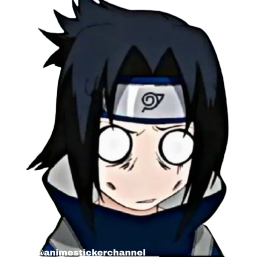 sasuke, naruto, sasuke est ridicule, sasuke qui s'affaisse, sasuke surpris