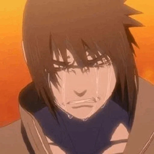 sasuke, naruto, sasuke está llorando, naruto uzumaki, personajes de naruto