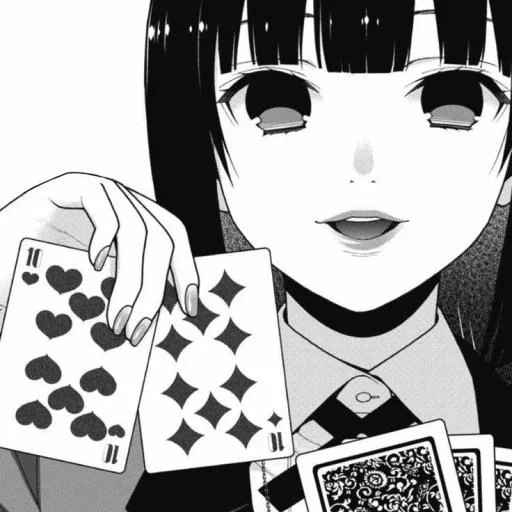 kakegurui, comics are crazy and exciting, the crazy excitement of kakuri, the crazy stimulation of yumiko comics, the crazy excitement of midori comics