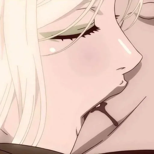 anime carino, ragazze anime, personaggi anime, kiss anime kizumonogatari, kizumonogatari anime kiss bite