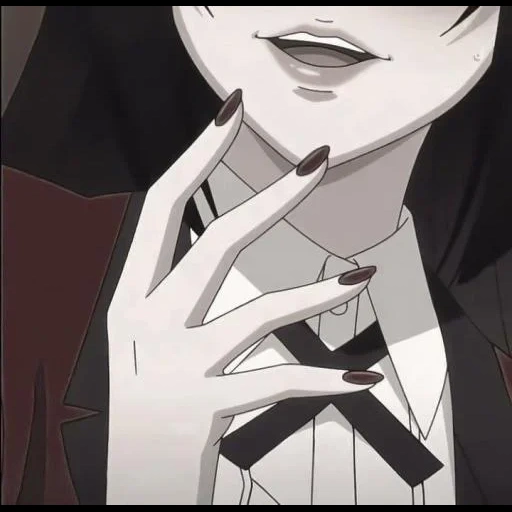 imagen, kakegurui, yumeko jabami, kakeguru yumeko, excitación loca edith