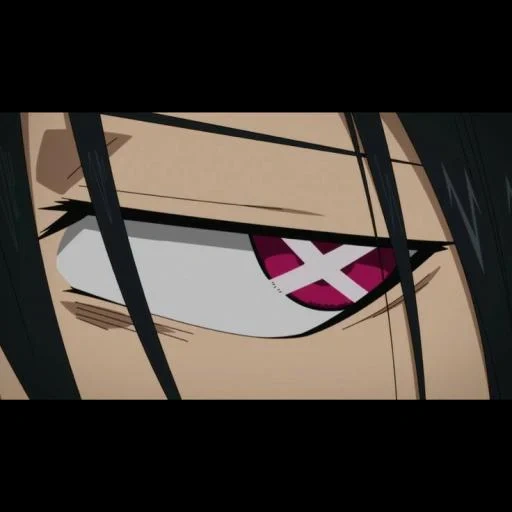 anime, anime clip, benimaru eyes, vanpanchman season 2, mangeco sharingan uchiha fugaku