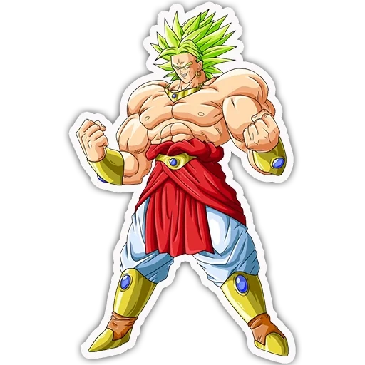 broly, broley lssj, dragon ball, papel de anime browley, lenda super sai yang 3