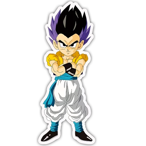 gotenks, dragon ball, gautenx dragon ball, high gate dragon ball, dragon ball bp hérite du héros