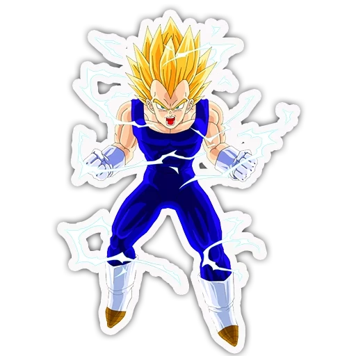 saiyan, dragon ball, vegeta super saiyan 2, gao han superinstinct, dragon ball bp hérite du héros