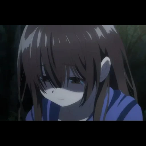 anime, lágrimas de anime, el anime llora, el anime es triste, lágrimas de tristeza del anime