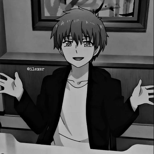 figura, animación karumar, imagen de animación, papel de animación, karma akabane manga