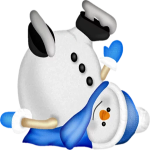snowmen, clipart snowman, a cheerful snowman, a snowman is a transparent background, snowmen with a transparent background