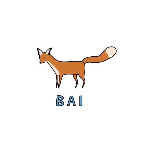 fox, deux renards, clippat fox, marque 2 fox, illustration de renard