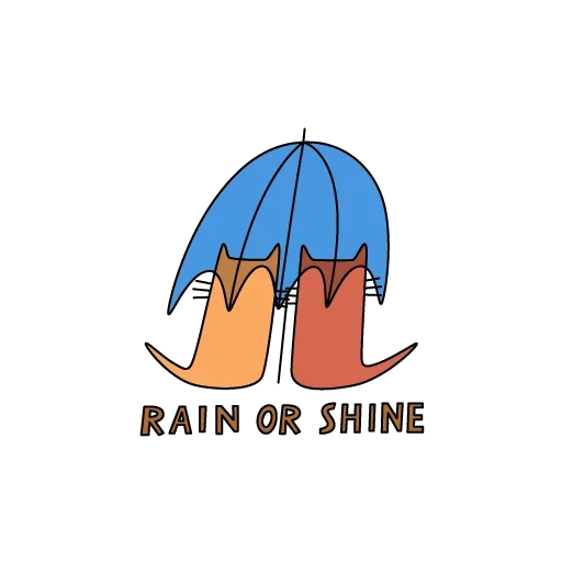 der regenschirm, der regenschirm, das logo, regenschirmvektor, das firmenlogo regenschirm