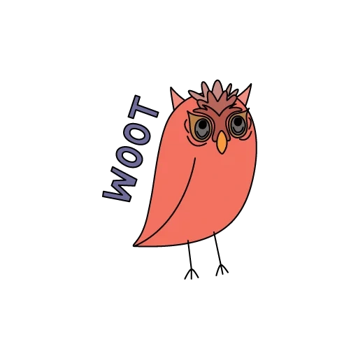 owl, bird, drôle, grèbe à queue grise