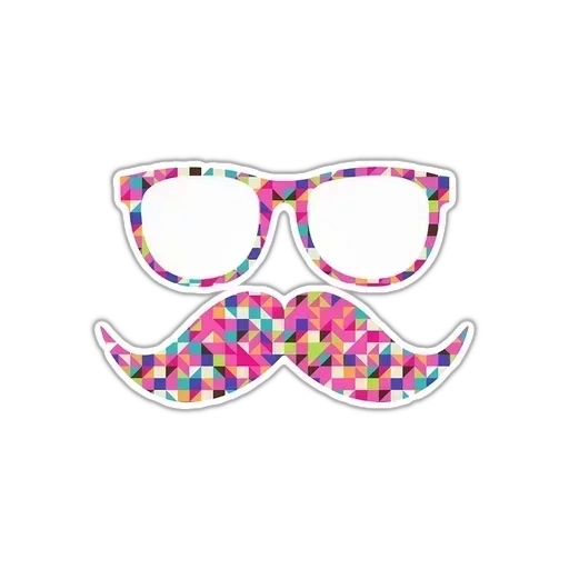 очки усы, очки очки, очки розовые, очки хиппи вектор, очки мода логотип