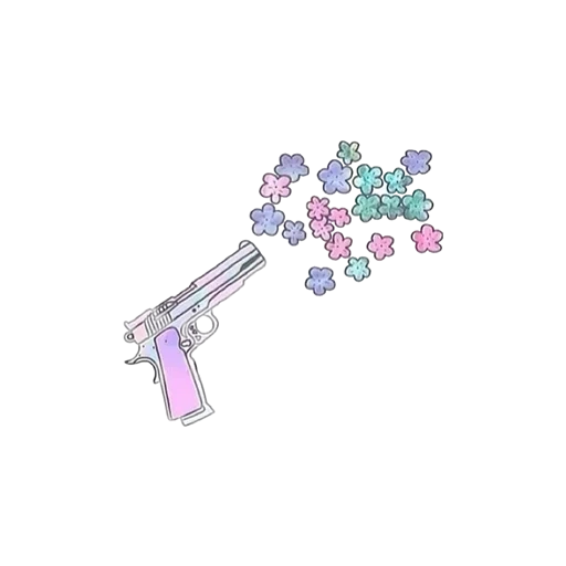 пистолет, розовый пистолет, пистолет маленький рисунок, маленький пистолет карандашом, тату пистолет маленький эскиз