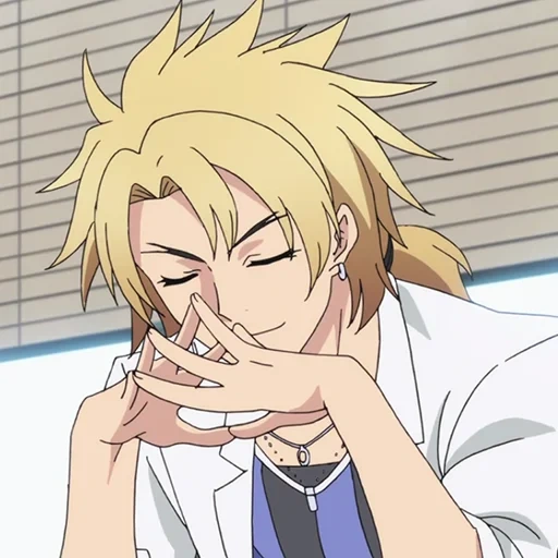 anime, kosuke fragt sich, kosuke inukai, anime charaktere, inetsuhiro blond
