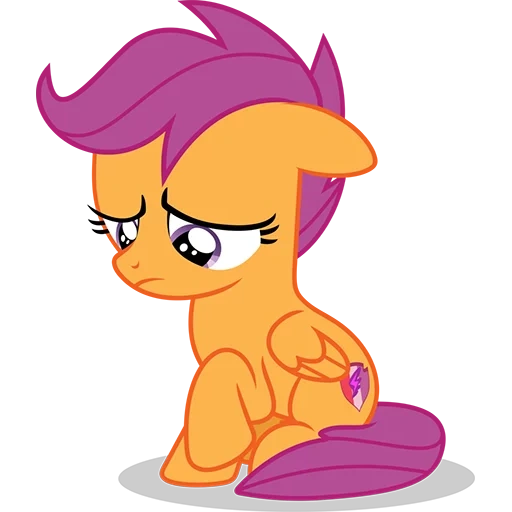 skutalo, mlp scootal, pony scutal, adult scootal, skutala pony is sad