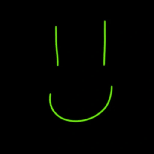 neon, the dark, the people, auf schwarzem grund, lächeln auf schwarzem grund