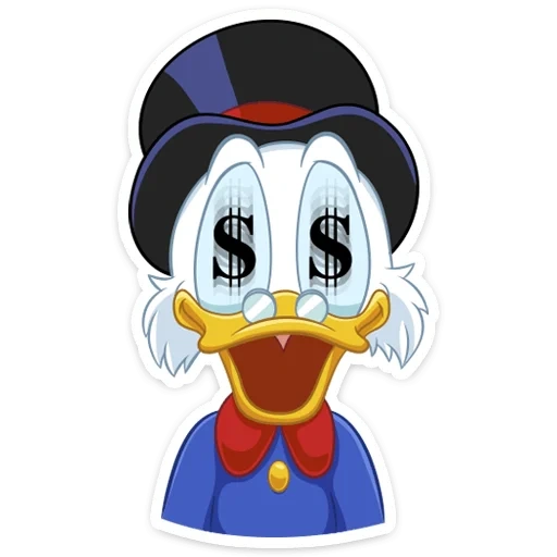 the scrooge, scrooge mcdack, die rolle von dagobert mcdack, dagobert mcduck dollar eye