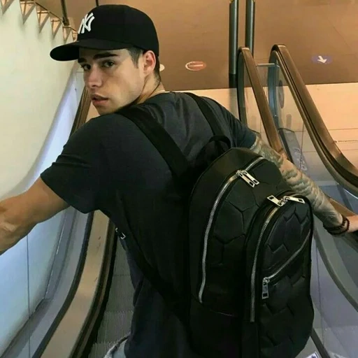 young man, backpack, people, male, city backpack