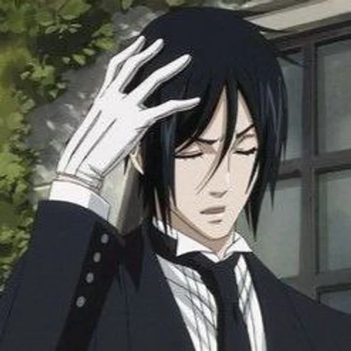 sebastian michaelis, anime adalah butler hitam, butler dark sebastian, butler dark sebastian michaelis, sebastian michaelis dark butler memes