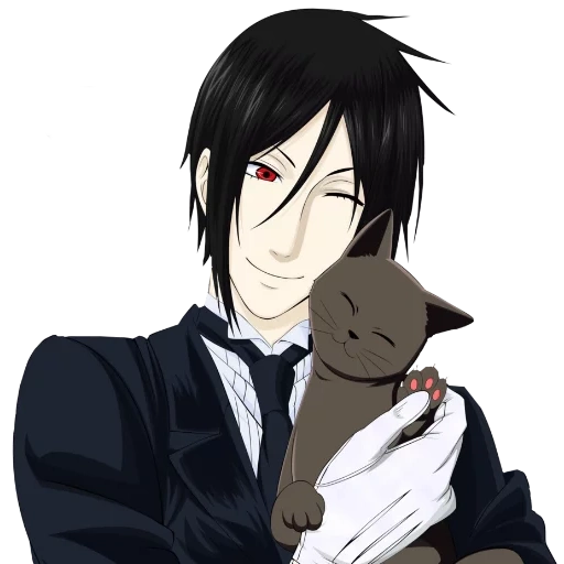 sebastián michaelis, sebastian michaelis anime, sebastian butler oscuro, anime butler dark sebastian, butler oscuro sebastian michaelis