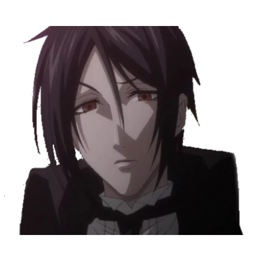 el mayordomo, butler oscuro 2, sebastián michaelis, capturas de pantalla de sebastian michaelis, sebastian michaelis está triste