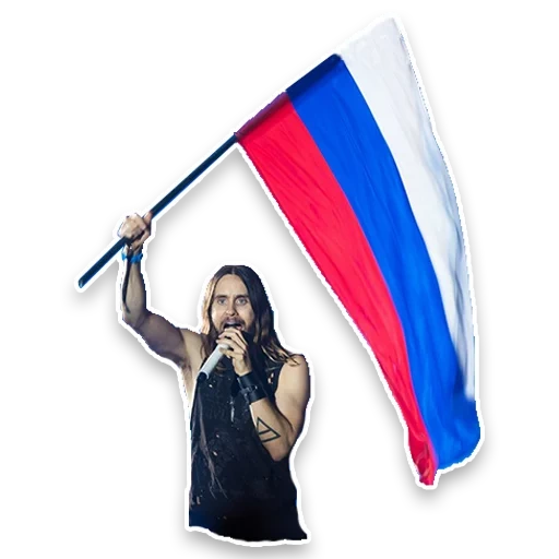 mensch, flagge von russland, der mann ist eine flagge, der typ mit der flagge russlands, die flagge russlands ist ein tricolor
