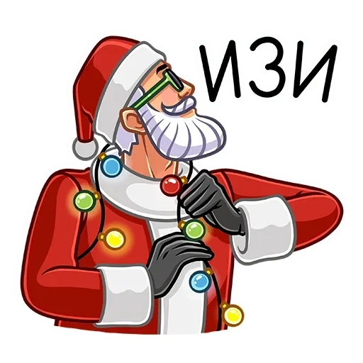 santa, sinterklas, santa rahasia, stiker secret santa