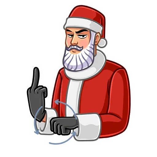 santa, santa rahasia, santa rahasia, stiker secret santa