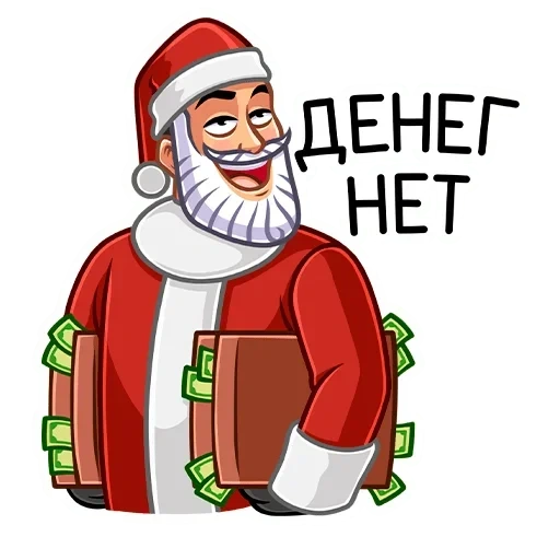 santa, money, secret santa, stickers secret santa