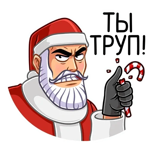 santa, santa rahasia, santa rahasia, stiker secret santa