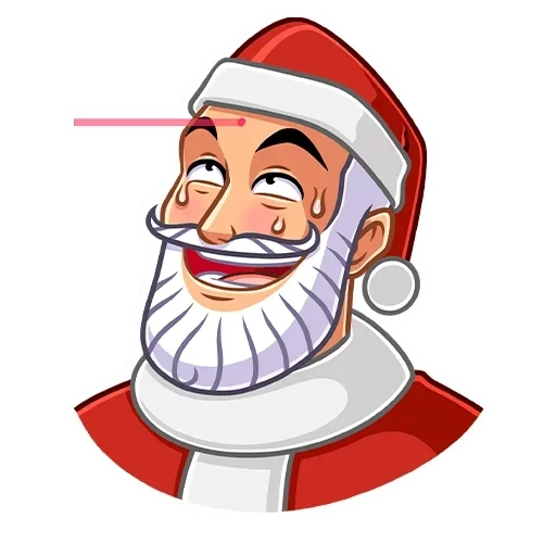 babbo natale, babbo natale, babbo natale segreto, babbo natale sorridente, adesivi segreti di babbo natale