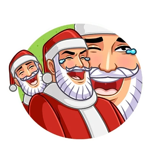 santa, secret santa, santa claus, stickers secret santa