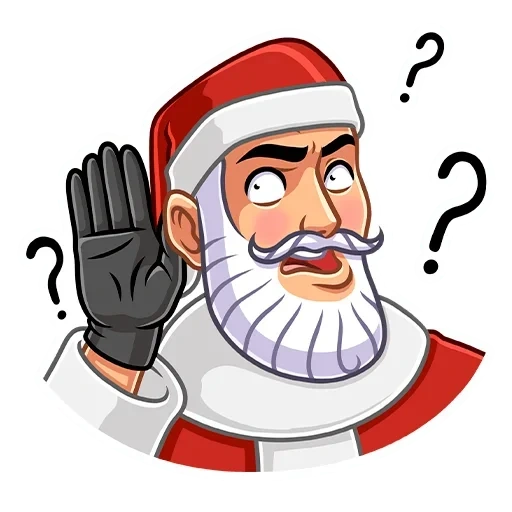 santa, santa rahasia, santa rahasia, stiker secret santa