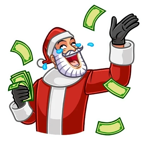 santa, santa rahasia, sinterklas, stiker secret santa