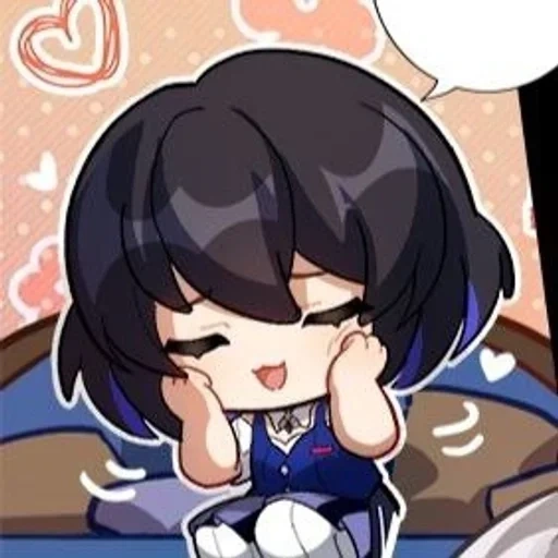 personajes chibi, personajes de anime, rimi bandori chibi, fu hua honcai chibi, anime de personajes chibi