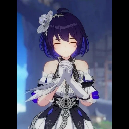 animação, menina anime, honkai impact 3, personagem de anime, arte stygian nymph honkai