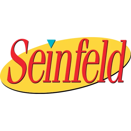 логотип, тв логотип, seinfeld logo, сериал сайнфелд лого, english show логотип