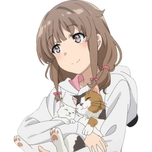 filles anime, kaede azusagawa, kaede azusagawa, beaux dessins d'anime, seishon buta yarou wa lunny