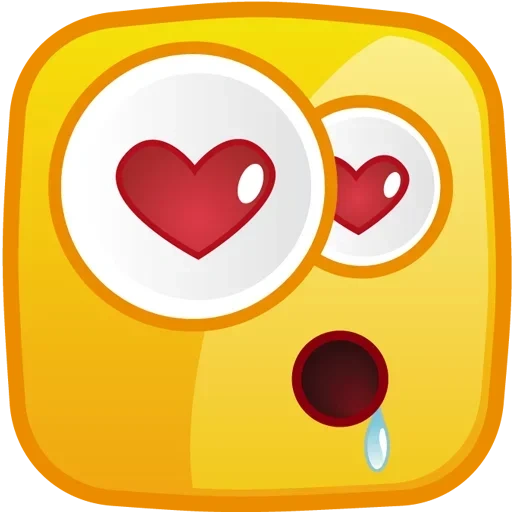 el corazón de smilik, corazón de emoji, foto profil emote, los emoticonos son cuadrados, parque de los emoticones de compañeros de clase