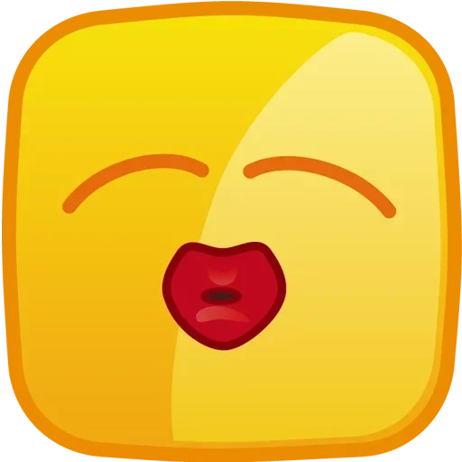 emoji, emotikon emoji, emotikonnya besar, hati smiley, emotikon square yang marah