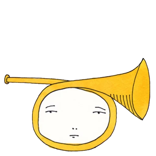 bild, illustration, trompetenclipart, anime rzhamic momente, sich der musikrede zu stellen