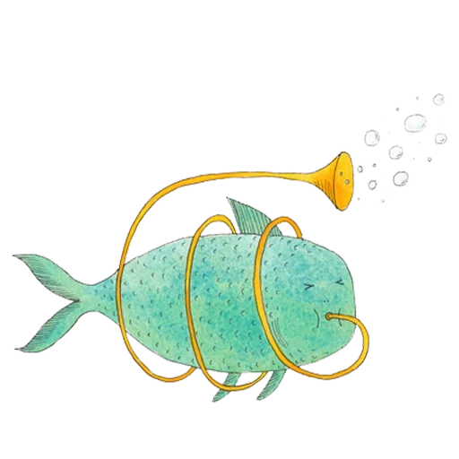 pisces, small fish, illustration, japanese fish, fish illustration
