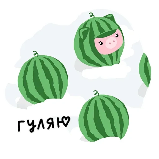 wassermelone, wassermelone, wassermelone von kindern, reife wassermelone, cartoon wassermelone