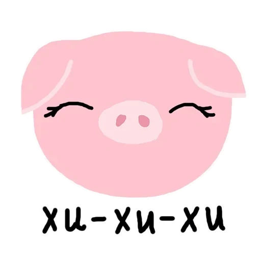 emoji, méchante, piglelet pig smile