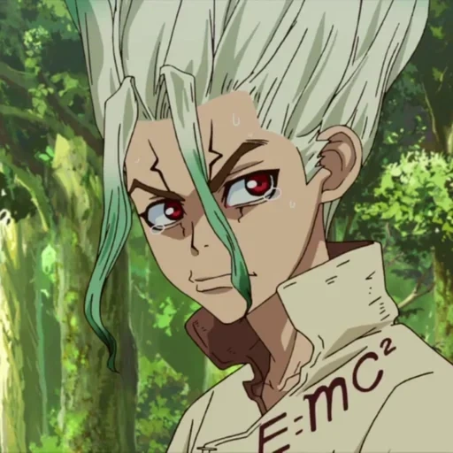 dr stone, ishikami senku, stone gull, anime dr stone, stone senku