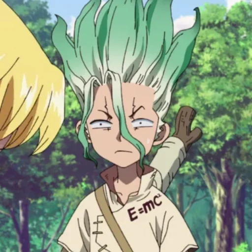 dr stone, anime dr stone, dr stone senku, anime dr stone ryusui, anime dr stone senka gene