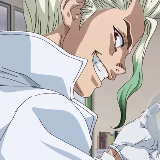 dr stone, dr stone sank, anime dr stone, dr stone senka, dr stone review