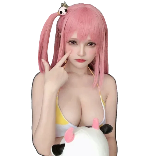 símbolo de expressão, menina anime, animação de rpg, shiro kitsune cosplay, supersonico cosplay 18