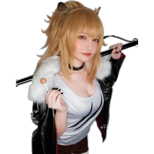 senyamiku, role-playing game, hazel coase cosplayer, bermain peran dr arknights