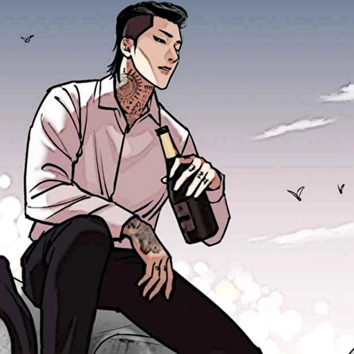 der straßenbau, manhua, the lookism, anime boy, samuel lukismi